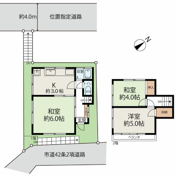 Asaka City Miyato 3-chome (Shiki Station) 2-story 3K Email phone
