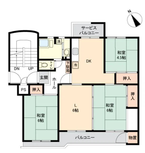 Corner Condo di Kamagaya, Chiba
