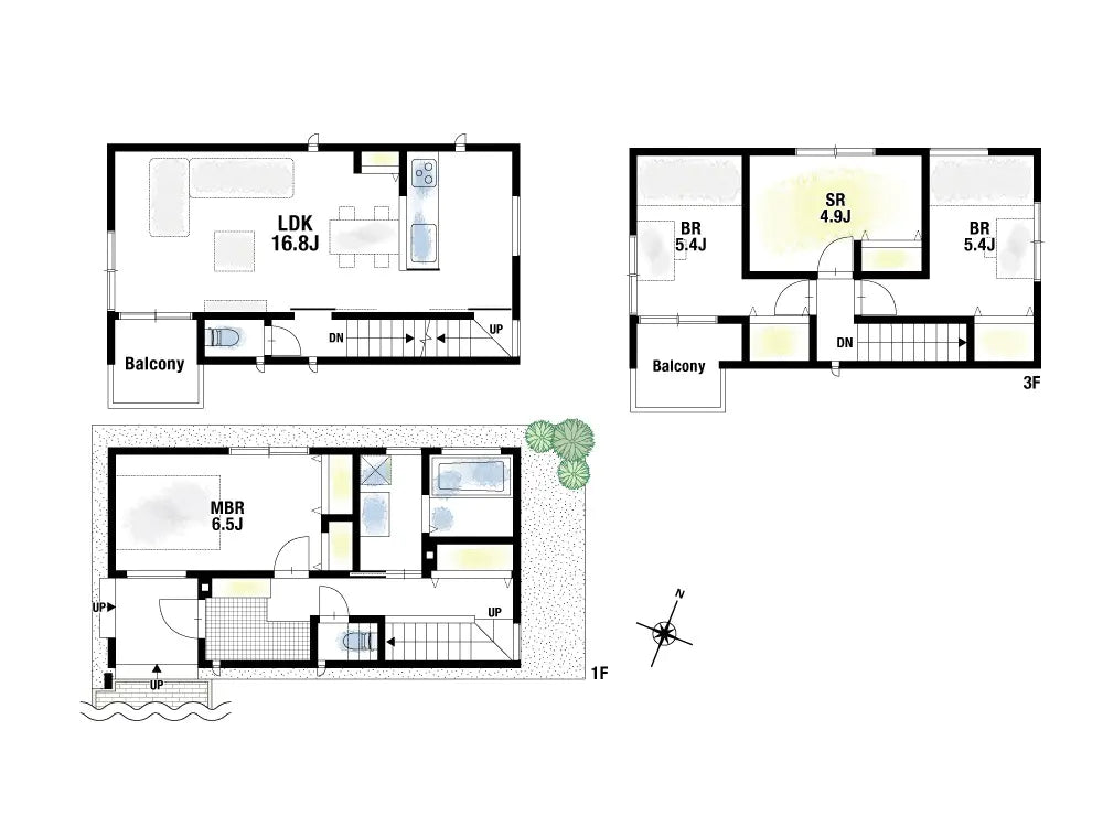3Beds House in Settsu-shi, Osaka Shojaku 3-chome, Settsu-shi, Osaka