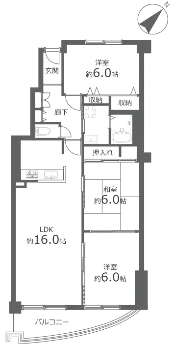 3Beds Apartment in Chuo-ku,Sapporo-shi, Hokkaido