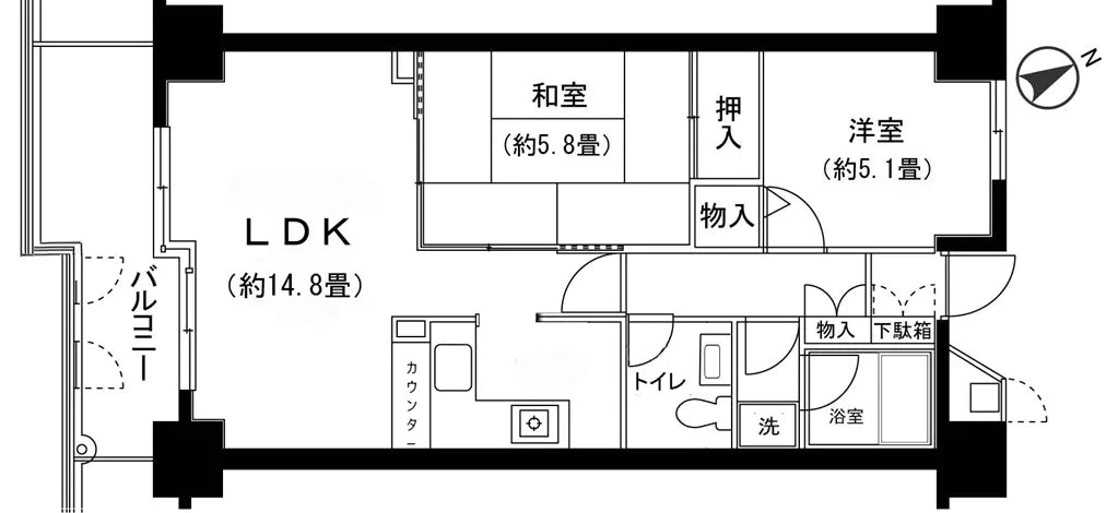 2Beds Apartment in Kamogawa-shi, Chiba