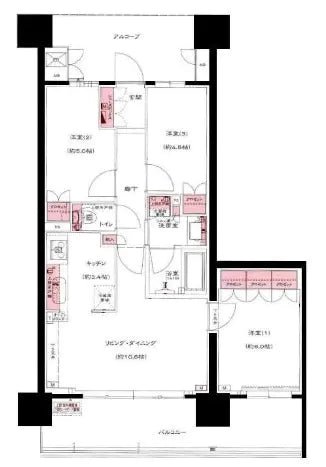 3Beds Apartment in Kita-ku,Osaka-shi, Osaka - PDJ Indonesia