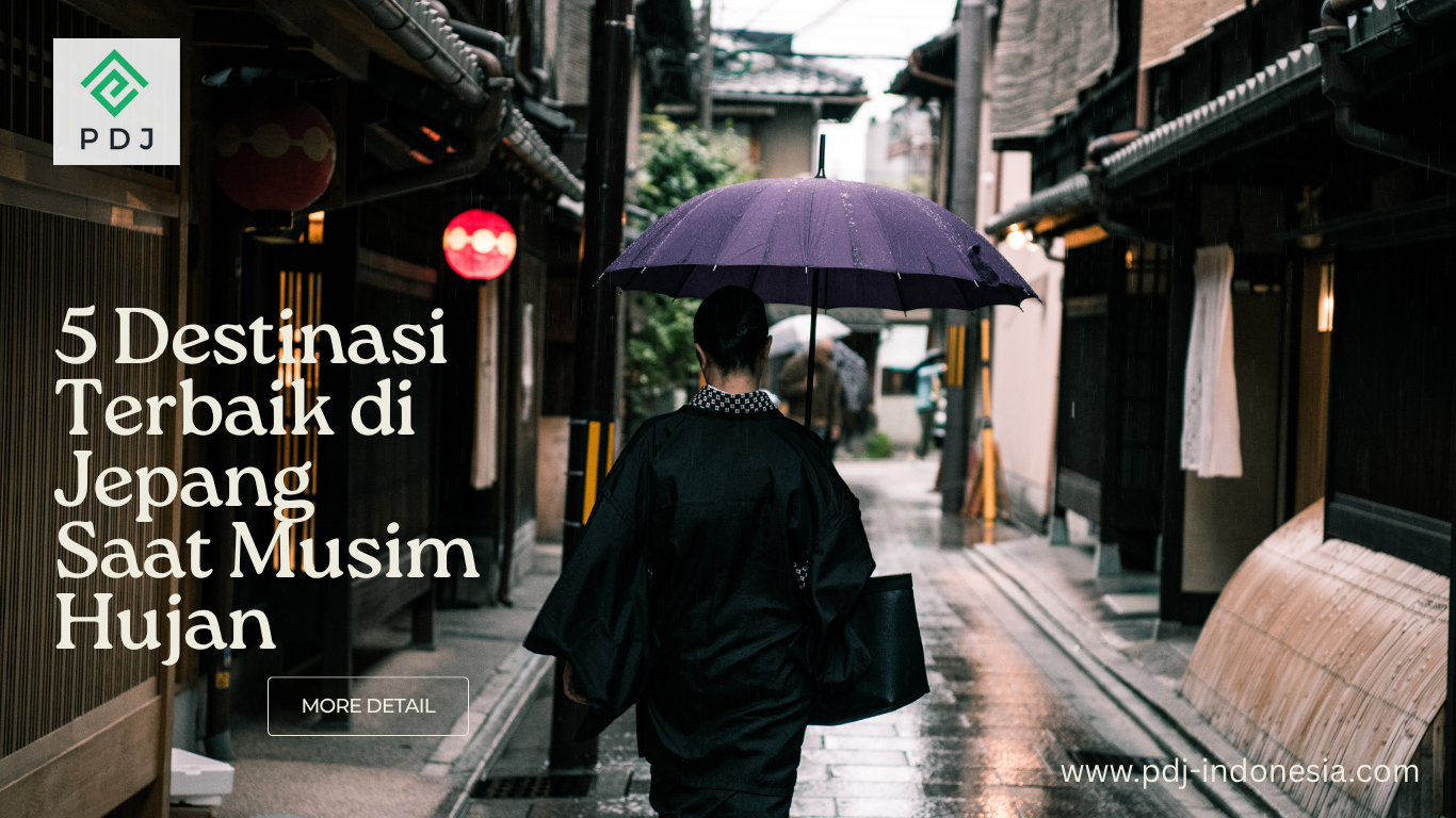 5 Destinasi Seru di Jepang Saat Musim Hujan (Rainy Days)