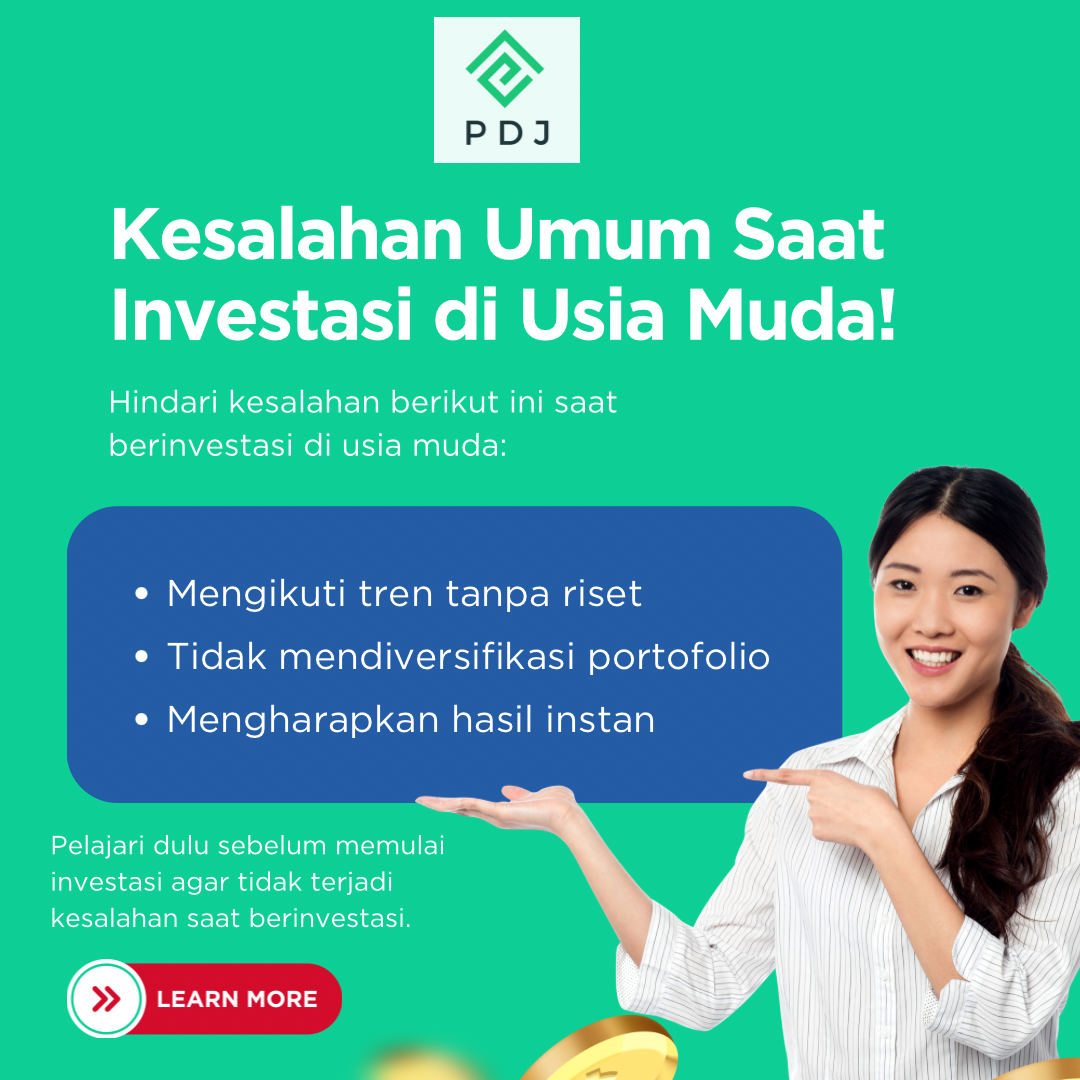Kesalahan Umum Saat Investasi di Usia Muda