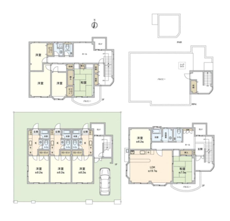 2, Higashiogu, Arakawa-ku lease combination house - PDJ Indonesia