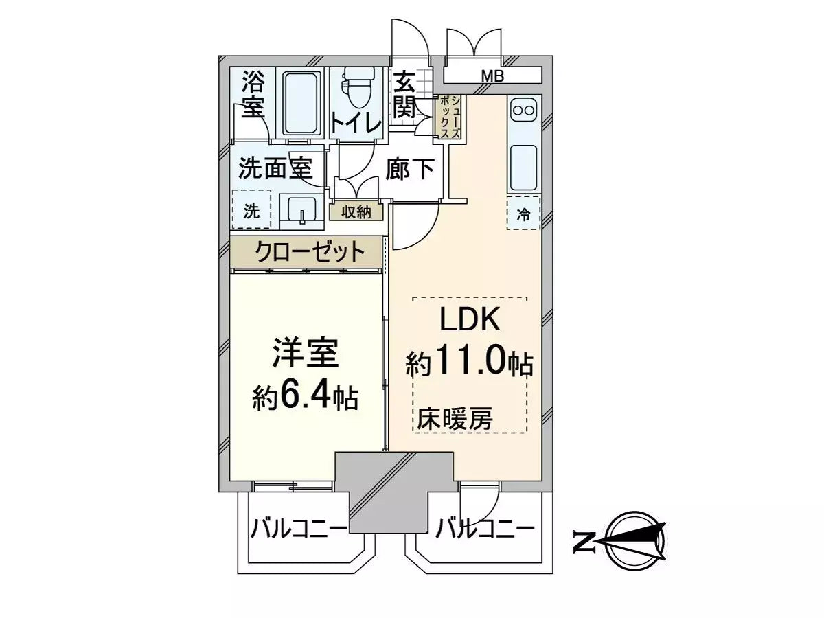 Pressance NEO NAKANOSHIMAKOEN, Apartment