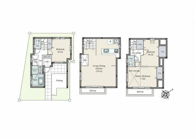 MODERN HOUSE, wooden house, SHIBUYA-KU, TOKYO