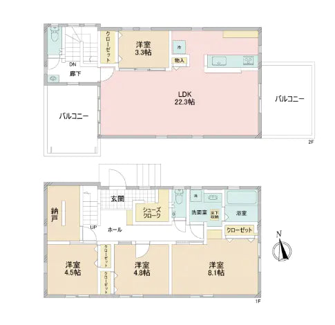 【Kiyose, Tokyo】4LDK with Wood Deck for Cozy Life Noshio 1, Kiyose-shi, Tokyo