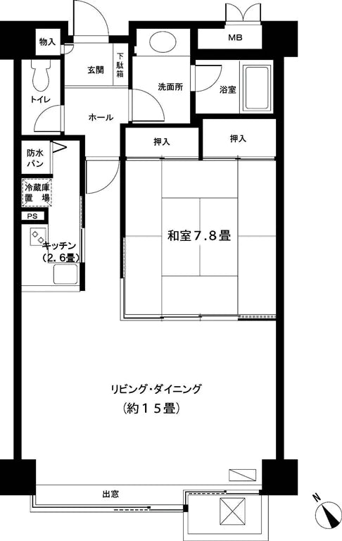 1Bed Apartment in Yamanakako-mura,Minamitsuru-gun, Yamanashi Hirano Yoshimasa, Yamanakako-mura, Minamitsuru-gun, Yamanashi