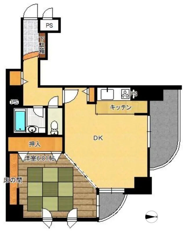ライオンズマンション札幌定山渓弐番館　102号室 Jozankei Onsen West 2-chome, Minami-ku, Sapporo-shi, Hokkaido