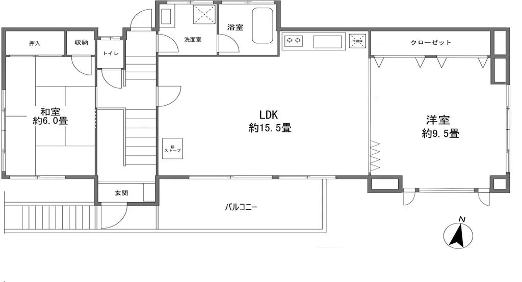 2Beds House in Chino-shi, Nagano Kitayama character Kayama, Chino-shi, Nagano