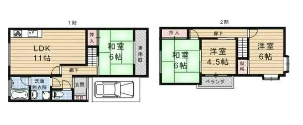 4Beds House in Fushimi-ku,Kyoto-shi, Kyoto 88-16 Fukakusa Kawaramachi, Fushimi-ku, Kyoto-shi, Kyoto