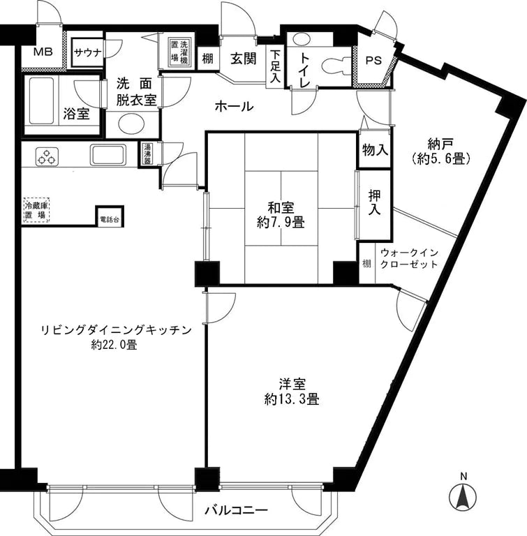 2Beds Apartment in Yamanakako-mura,Minamitsuru-gun, Yamanashi