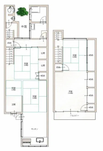 Rumah Klasik 4DK di Abeno-ku, Osaka