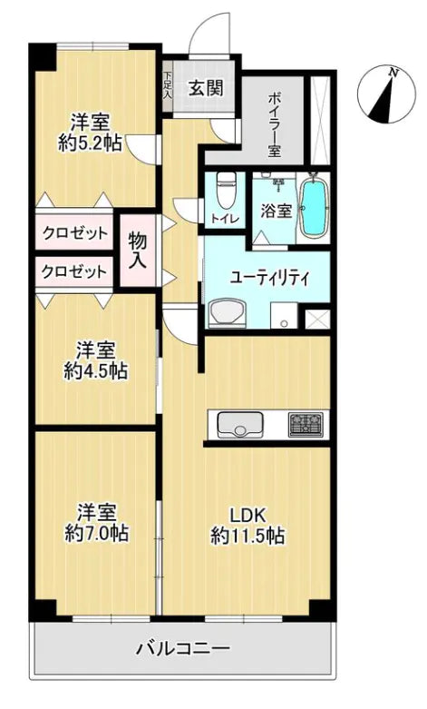 2Beds Apartment in Chuo-ku,Sapporo-shi, Hokkaido