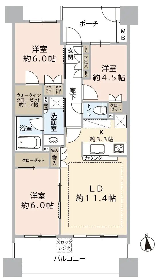3Beds Apartment in Shiki-shi, Saitama