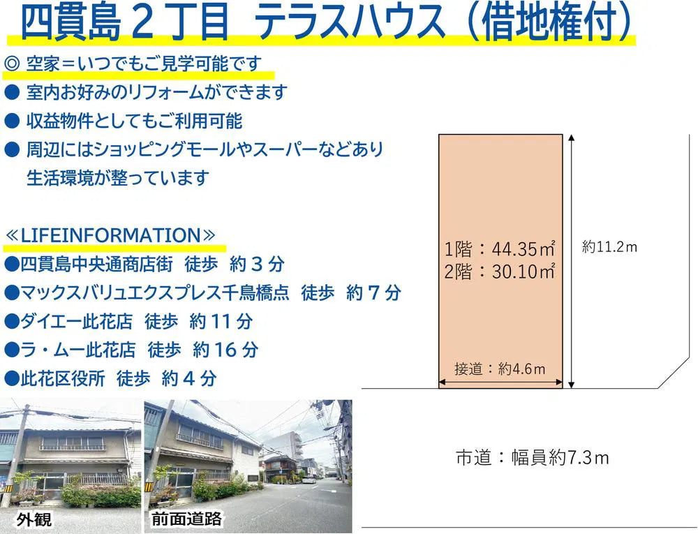 Shikanjima 2, Konohana Ward, Osaka City, Osaka Prefecture