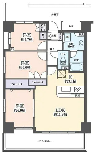 3Beds Apartment in , Saitama