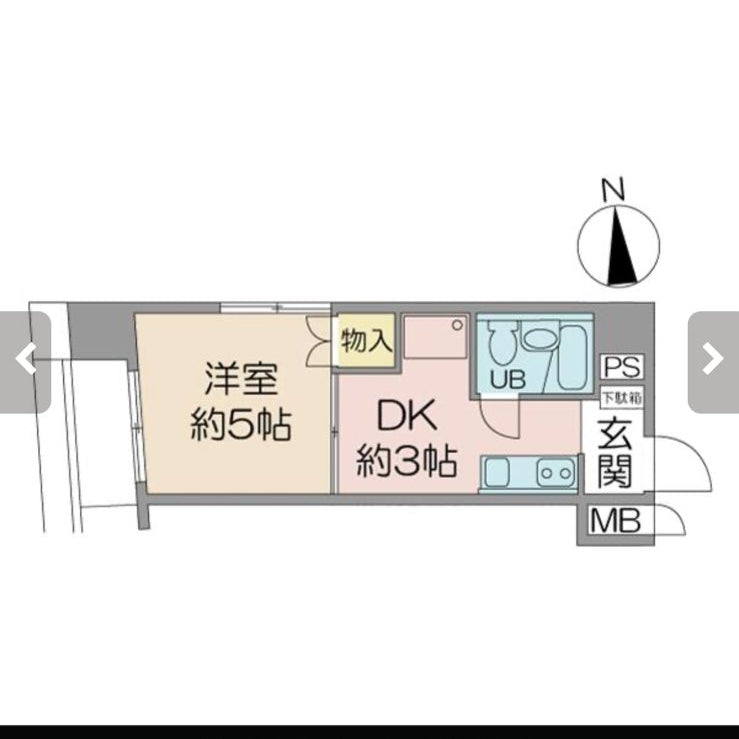 Century Higashiueno 9th floor 1DK