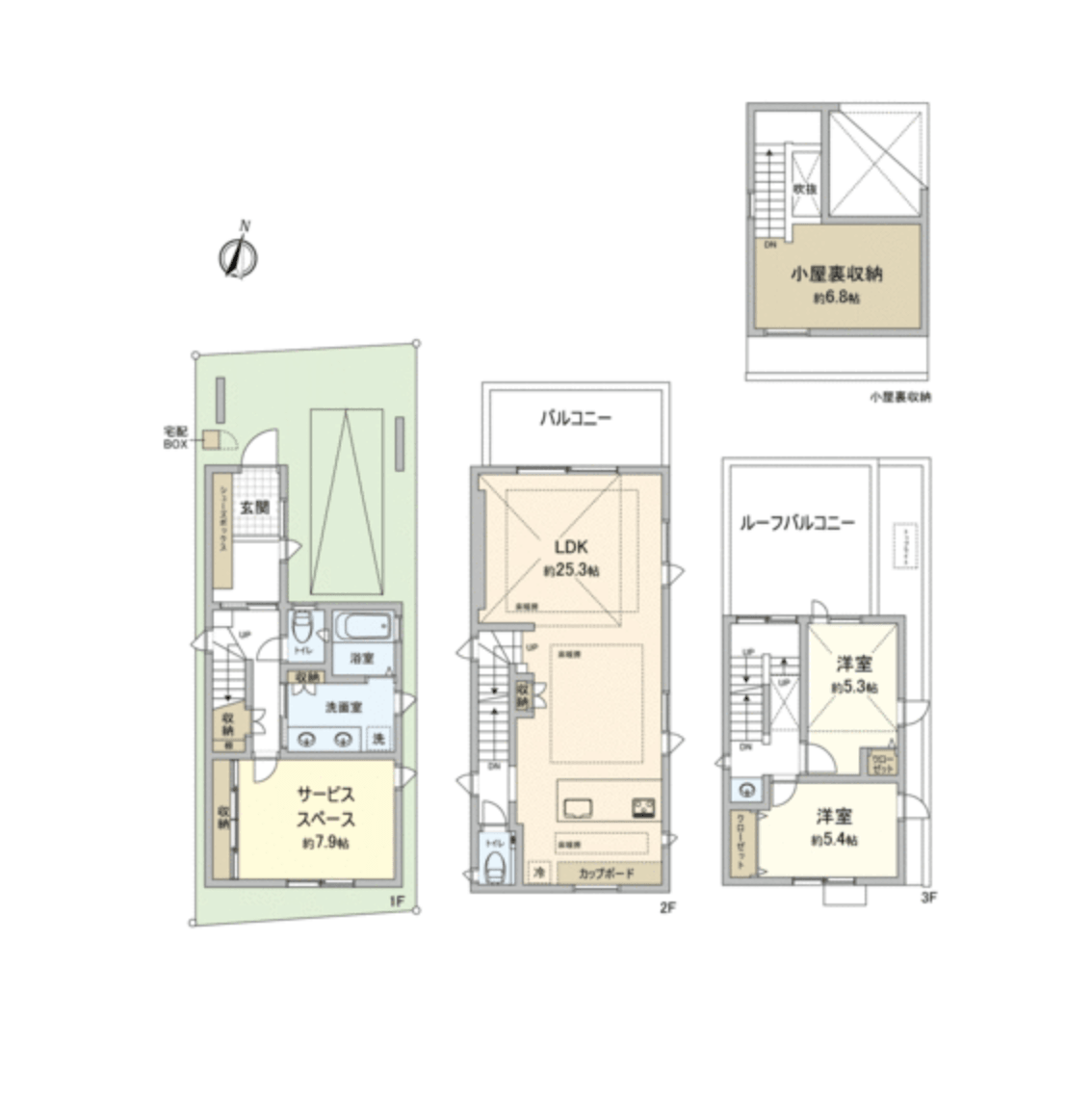 Cherry blossoms 3 chome Newly-Built HOUSE B Building - PDJ Indonesia