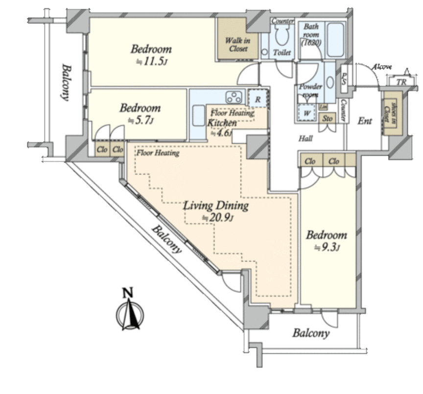 Cosmospolis Shinagawa, 3, Kounan, Minato-ku - PDJ Indonesia
