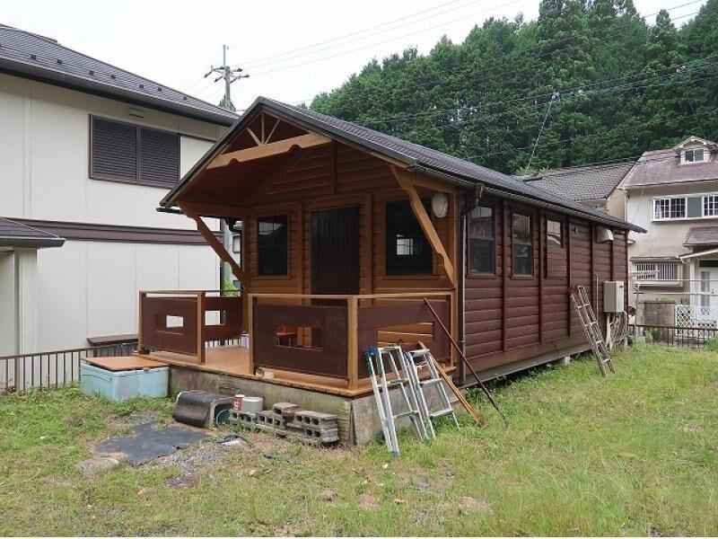 Log House with Garden in Kabata Keihokushuzancho, Ukyo Ward - PDJ Indonesia