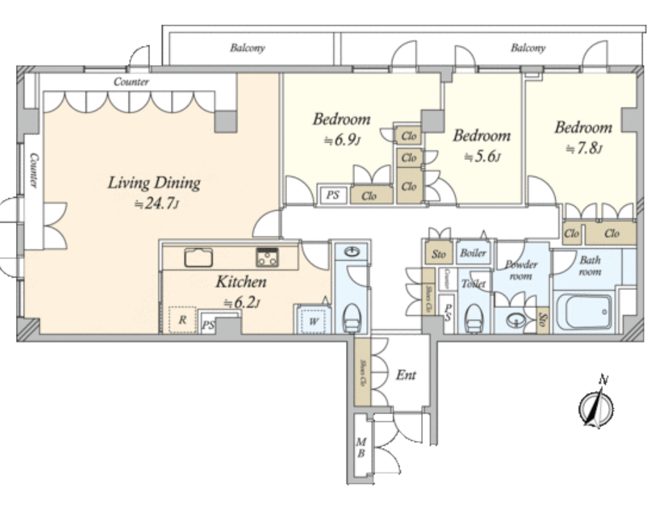 Takanawa FLAT, 4, Takanawa, Minato-ku - PDJ Indonesia