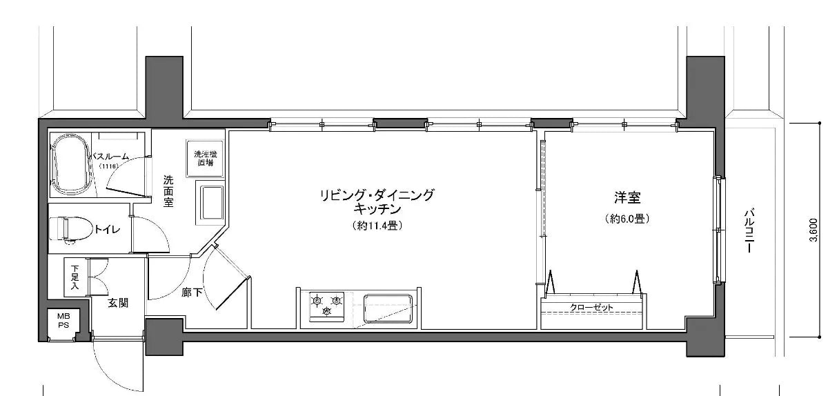 1Bed Apartment in Kanazawa-ku,Yokohama-shi, Kanagawa - PDJ Indonesia