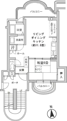 1Bed Apartment in Kita-ku,Hamamatsu-shi, Shizuoka - PDJ Indonesia