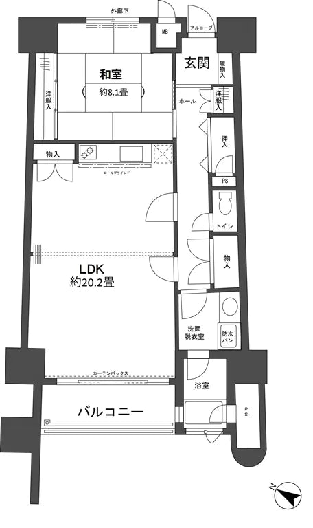 1Bed Apartment in Kita-ku,Hamamatsu-shi, Shizuoka - PDJ Indonesia