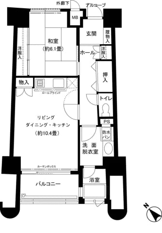 1Bed Apartment in Kita-ku,Hamamatsu-shi, Shizuoka - PDJ Indonesia