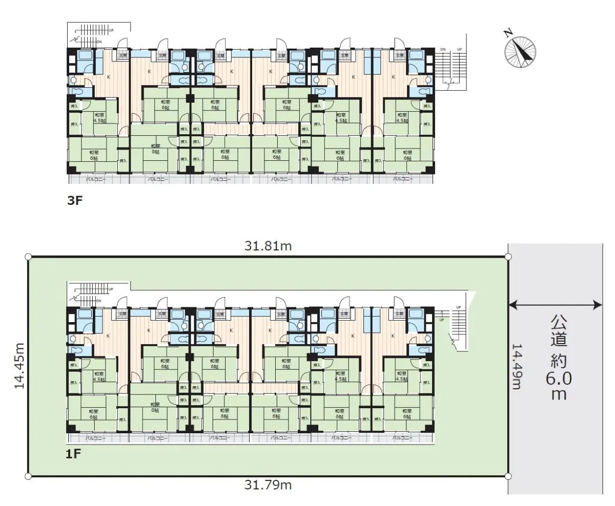 2Beds Apartment Building in Hachioji-shi, Tokyo - PDJ Indonesia
