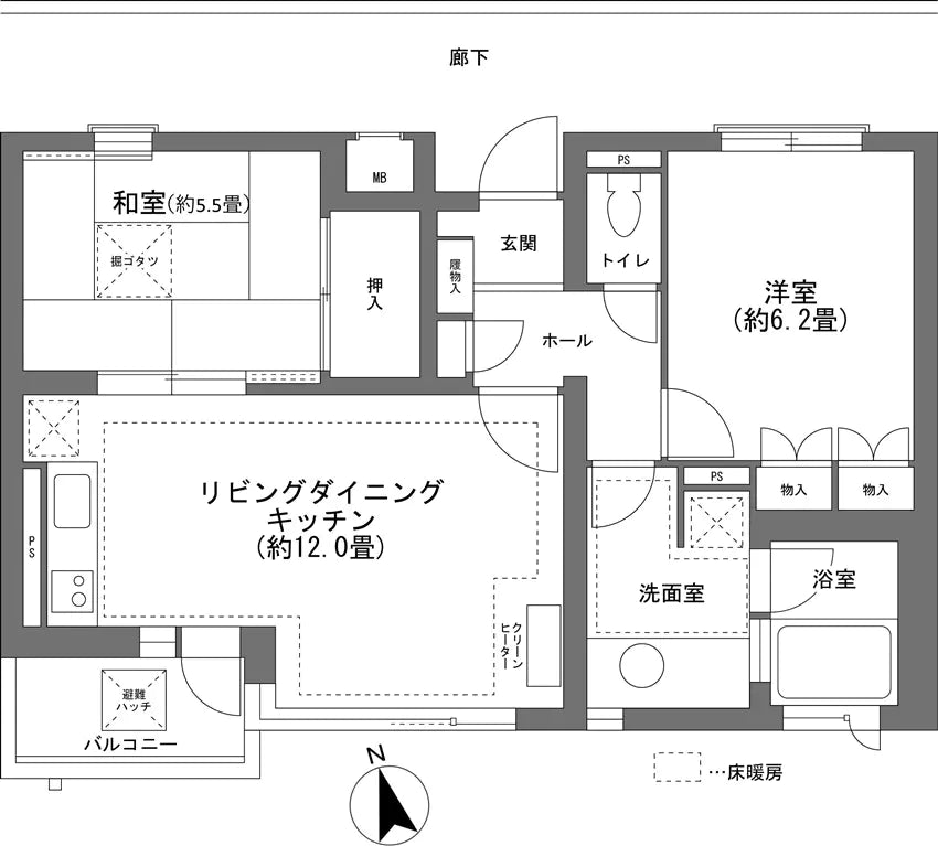 2Beds Apartment in Chino-shi, Nagano - PDJ Indonesia