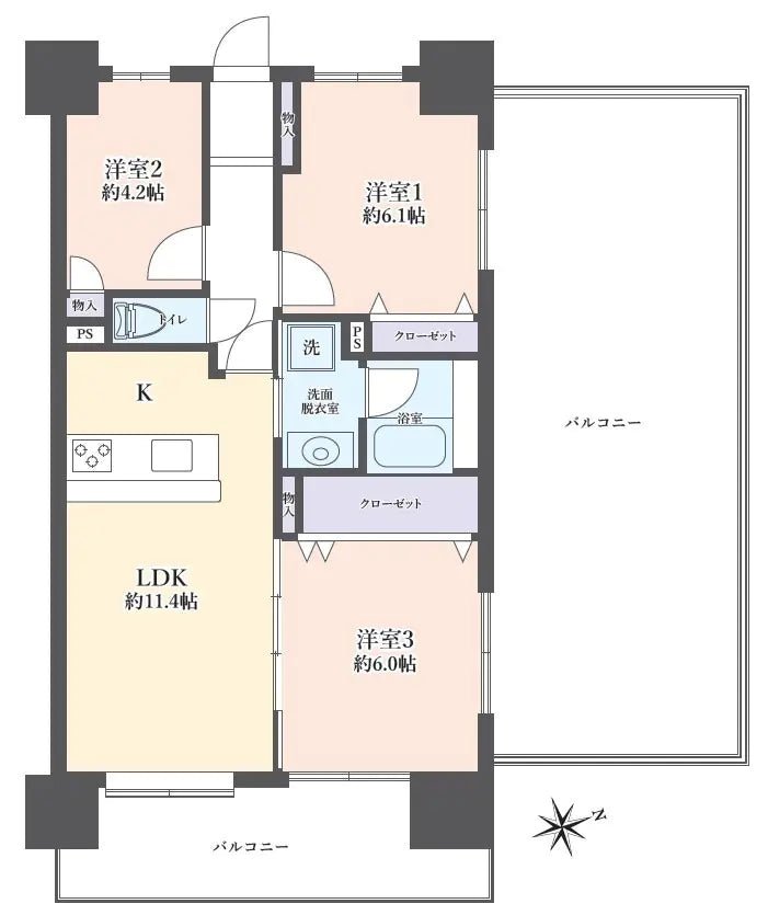 3Beds Apartment in Konan-ku,Yokohama-shi, Kanagawa - PDJ Indonesia