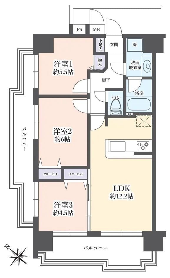 3Beds Apartment in Machida-shi, Tokyo - PDJ Indonesia