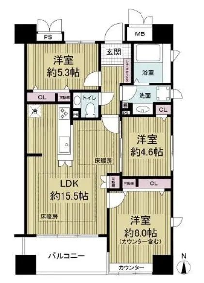 3Beds Apartment in , Osaka - PDJ Indonesia