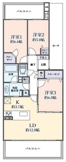 3Beds Apartment in Totsuka-ku,Yokohama-shi, Kanagawa - PDJ Indonesia