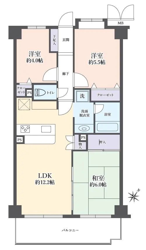 3Beds Apartment in Tsurumi-ku,Yokohama-shi, Kanagawa - PDJ Indonesia
