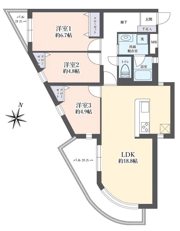 3Beds Apartment in Warabi-shi, Saitama - PDJ Indonesia