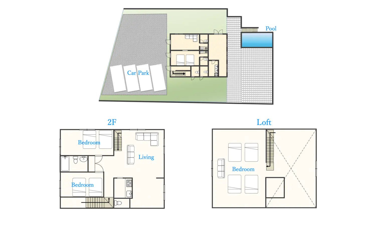 5Beds House in Onna-son,Kunigami-gun, Okinawa - PDJ Indonesia