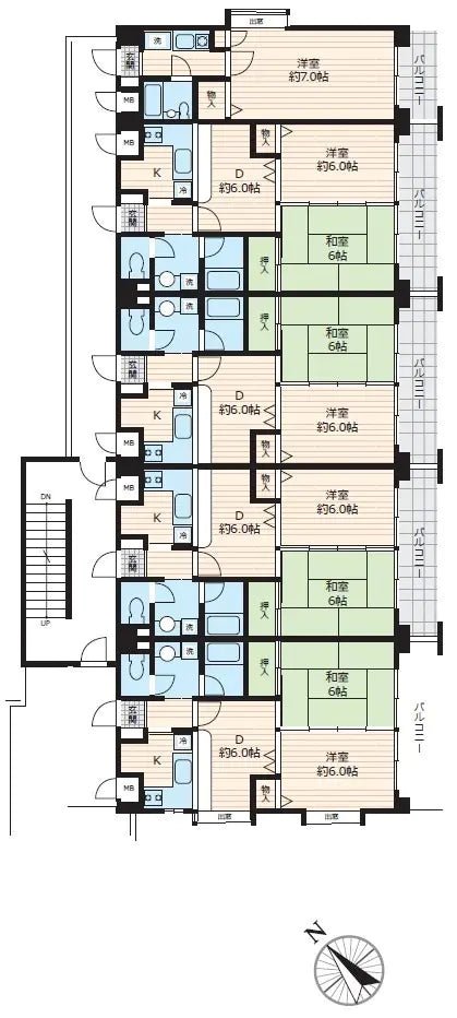 Apartment Building in Koshigaya-shi, Saitama - PDJ Indonesia