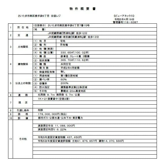 Apartment Building in Minami-ku,Saitama-shi, Saitama - PDJ Indonesia