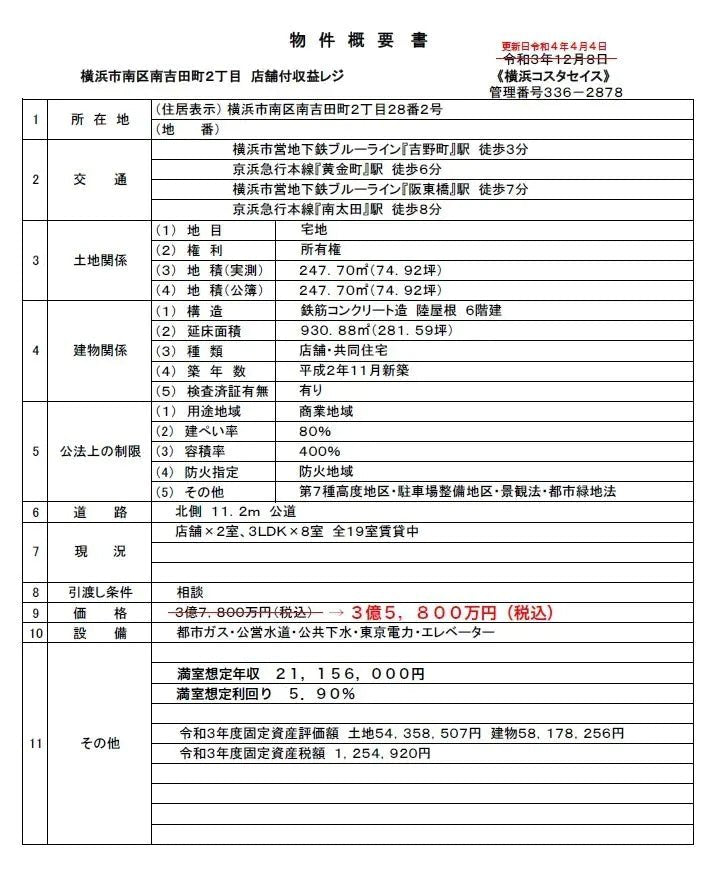 Apartment Building in Minami-ku,Yokohama-shi, Kanagawa - PDJ Indonesia