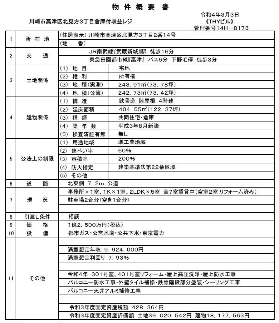 Apartment Building in Takatsu-ku,Kawasaki-shi, Kanagawa - PDJ Indonesia