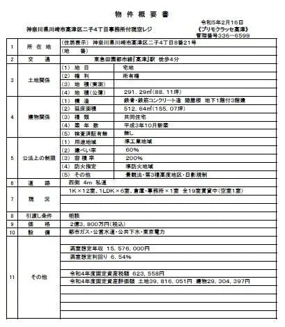 Apartment Building in Takatsu-ku,Kawasaki-shi, Kanagawa - PDJ Indonesia