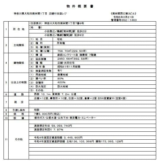 Apartment Building in Yamato-shi, Kanagawa - PDJ Indonesia