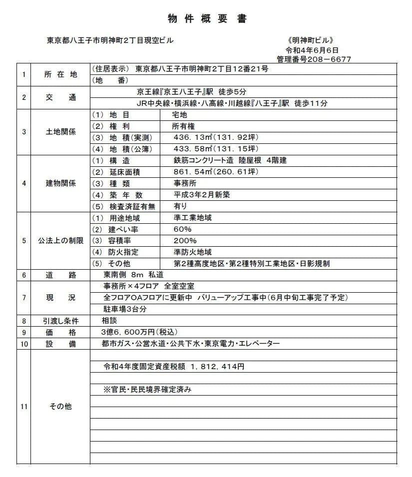 Commercial Building in Hachioji-shi, Tokyo - PDJ Indonesia