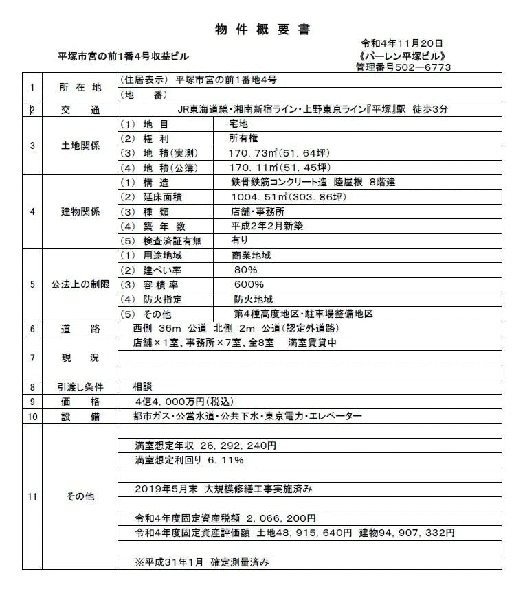 Commercial Building in Hiratsuka-shi, Kanagawa - PDJ Indonesia